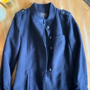 Wool military style jacket